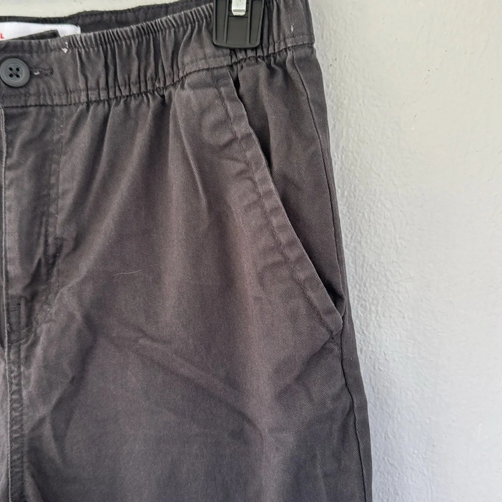 Old Navy boy’s dark gray taper built-in flex cotton chino pants size XXL